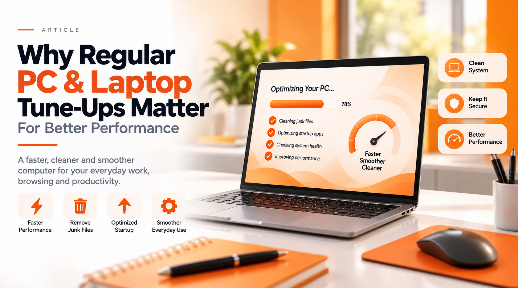 PC & Laptop Tune-Up + Performance Enhancement